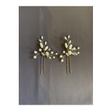 Pearly Handmade (G).ıkili Inci Gold Firkete Saç Aksesuarı