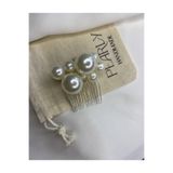 Pearly Handmade (H)Iri Inci Mini Gümüş Tarak Toka
