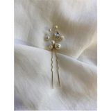 Pearly Handmade Inci Kristal Toka Firkete Düğün Kına Nişan Nikah Gelin Tokası Topuz Tokası