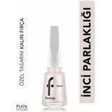 Pearly Yarı Transparan & Parlak Bitişli Sedefli Oje (PL476 Soft Whisper) 8682536104432 - BEYAZ, PEMBE