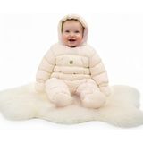 Pearnight Kız Bebek Astranot Tulum Kar Tulumu Kozmonot - Krem - 3-6 M