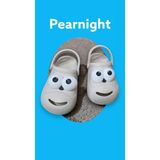 Pearnight Twingo Kaydırmaz Plaj Havuz Banyo Sokak Çocuk Terliği - Ekru
