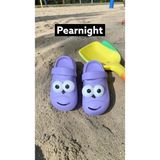 Pearnight Twingo Kaydırmaz Plaj Havuz Banyo Sokak Çocuk Terliği - Lila