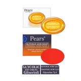 Pears Original Saf ve Yumuşak Sabun 100gr + Gliserinli GLİKOLİK Asit Sabun 120 gr