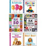 Pearson Çocuk Kitapları - Diytoy Ilk 50 Sözcük + Diytoy Bebeğimin Ilk Zeka Kartları + Bebek Dokun Hisset Ciltli Kitaplar ( Renkler ve Şekiller + Ilk Kelimeler + Evcil Hayvanlar + Bıcı Bıcı ) / 6 Kitap