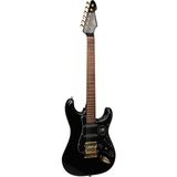 Peavey Raptor Lightning Bolt St 60TH Hss Stratocaster Elektro Gitar (Gold Hardware - Black) - standart - Çok Renkli