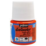 Pebeo 302 Setacolor Suede Effect Orange Zest Kumaş Boyası
