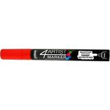 Pebeo 4 Artist Oil Marker 4 mm Yuvarlak Uç Red Yağlı Boya Kalemi