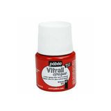 Pebeo 45 Kırmızı 45 ml Vitrail Opak Cam Boyası
