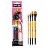 Pebeo 4lü Çok Amaçlı Fırça Seti Set 11 Sarı