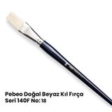 Pebeo Beyaz Kıl Seri:140F/18 Yağlı Ve Akrilik Boya Fırçası