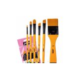 Pebeo çok amaçlı 6lı karma set SET8 sulu akrilik yağlı boyaya uygun kaliteli sentetik kıl