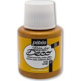 Pebeo Deco 51 Ahşap Boyası Mat Ocre Renk 110 ml Standart Kullanım İçin - Turuncu