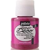Pebeo Deco 58 Ahşap Boyası Mat Görünümlü Parlak Pembe 110 ml Standart Boya