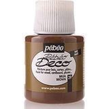 Pebeo Deco Ahşap Boyası Standart Tip 29 Brun Renk 110 ml Sanatsal Kullanım İçin - Kahverengi
