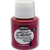 Pebeo Deco Mat Ahşap Boyası Koyu Pembe Renk 110 ml Mat Finish ile Sanatsal Uygulamalar İçin