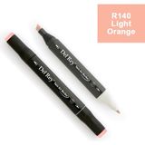 PEBEO Del Rey Twın Marker R140 Lıght Orange Çift Uçlu Grafik Kalemi Mn-Dr140