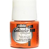 Pebeo N:63 Brick Setacolor Shimmer Parlak Opak 45 ml Kumaş Boyası