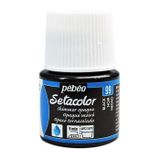 Pebeo N:99 Black Setacolor Shimmer Parlak Opak 45 ml Kumaş Boyası