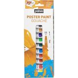 Pebeo Pop Art Guaj Boya Seti 11X10ML + 15ML Beyaz 669800 - Karışık Renk