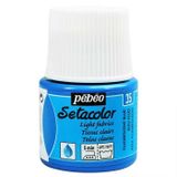Pebeo Setacolor Light Fabrics Flouorescent Blue 35 45 ml Kumaş Boyası