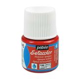 Pebeo Setacolor Shimmer Parlak Opak Kumaş Boyası 45 Ml Passion Red 46