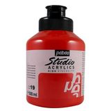 Pebeo Studio 19 Transparent Vermilion 500ml Akrilik Boya