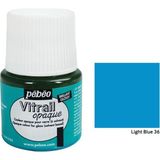 Pebeo Vitrail 36 Light Blue Opaque Cam Boyası 45Ml Şeffaf Özellikli Sanatsal Malzeme