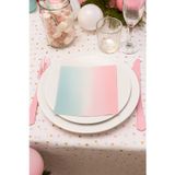 Peçete Cinsiyet Partisi Peçetesi Pembe Mavi Geçişli Lüks Cinsiyet Peçetesi 20li 33*33