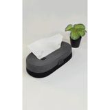 Peçetelik Dekoratif Sepet Hasır Sepet Organizer Düzenleyici Oval Peçetelik-27x15x8cm OZLEM1010