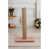Pechi Ahşap Kedi Tırmalama Tahtası 90 cm - Pudra