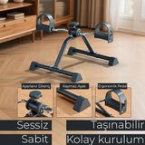 Pedal Egzersiz Kondisyon Bisikleti Taşınabilir Dirençli Ev Aleti El ve Ayak Pedallı Spor Cihazı