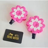 Pedal Takım Pembe Çiçek Model - 16 - 20 Jant Kız Çocuk Bisikleti