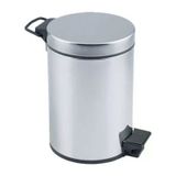 Pedallı 3lt Krom Metal Çöp Kovası (5250)