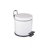 Pedallı Çöp Kovası 8Lt Ø21*35Cm Beyaz