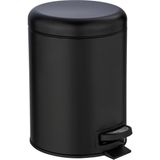 Pedallı Çöp Kovası Paslanmaz Çelik 5 L. Alassio, Parlak, Parlak Gümüş, 5 Litre, 21 x 24 x 28 cm