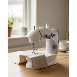 Pedallı Mini Dikiş Makinesi Çift Makara Kilitli Dikiş - COMPTR4962-4844