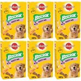 Pedigre Biscrok Multi Mix Köpek Ödül Bisküvisi 500 gr x 6 Adet - Kahverengi