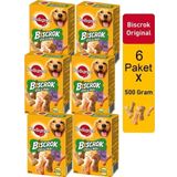 Pedigree Biscrok 500 Gr Köpek Ödül Bisküvi 6 Paket