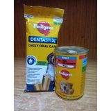 Pedigree Denta Stix Orta Irk Köpek Ödülü 180 Gram+Pedigree Sığır&Ciğerli Köpek Konserve 400 Gram