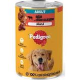 Pedigree Jöleli Sığır Ve Ciğer Karışımı Köpek Konserve 400 Gram 5 Adet+1 Paket Lina %100 Sığır Derisi Köpek Ödülü 500 Gram
