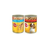 Pedigree Köpek Konserve Maması Seti, Yavru ve Yetişkin, 48 Adet, 400 gr