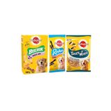 Pedigree Köpek Ödül Paketi 15'li, Biscrok Multi Mix, Rodeo Biftek, Sığır Eti ve Peynirli