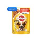 Pedigree Pouch Biftekli Yetişkin Köpek Maması100 Gr 24 Adet
