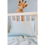 Pedimu Bebek Müslin Yastık Kılıfı 35x45 Cm – %100 Pamuk, Nefes Alabilen, Terletmeyen, - Mavi Renk
