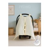 Pedimu Soft Renk Cırtlı Müslin Puset Örtüsü %100 Cotton