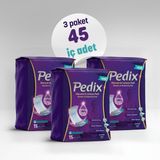 pedix Kadın Mesane ve Lohusa Pedi (Yoğun) 45 Adet - Standart - Beyaz - Mavi