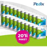 Pedix Mesane Pedi Unisex Orta Boy Medıum (M) 12*20 240 Adet - Beyaz