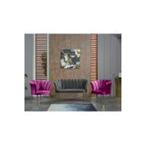 Pedrahome Papatya Çay Seti Balkon Salon Ofis Kafe Koltuk Takımı PAPATYA ÇAY SETİ 2+1+1