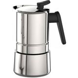 Pedrini Acciaio Paslanmaz Çelik 4 Cup Moka Pot